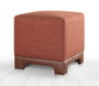 Atelier Del Sofa Puf Rojo Teja